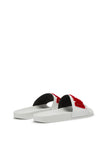 Diesel Mens Mayemi Sa Flock Sandals In White