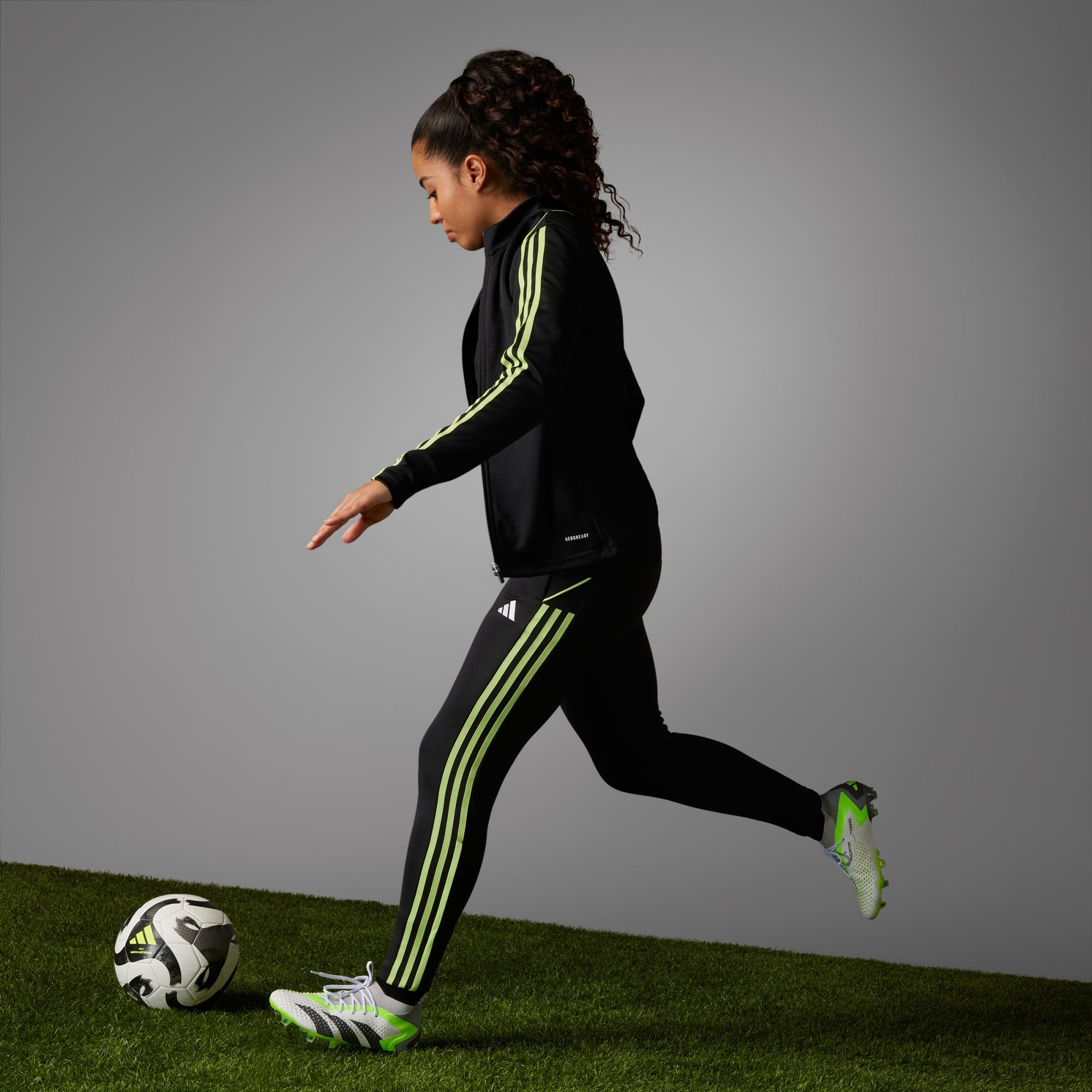 Adidas Unisex Predator Accuracy.1 FG Soccer Boots In Cloud White / Core Black / Lucid Lemon