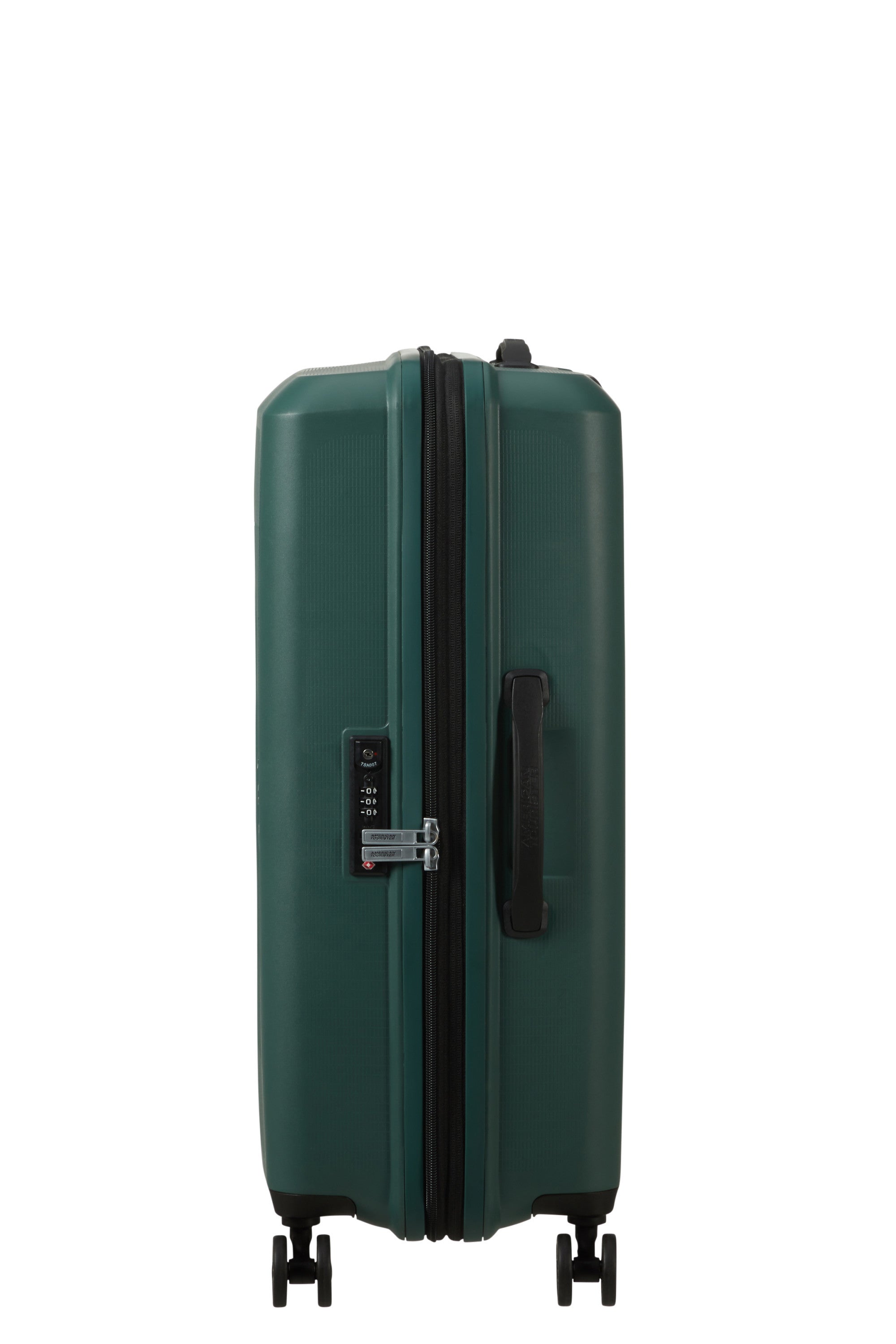 American Tourister Aerostep Spinner In Deep Forest Green