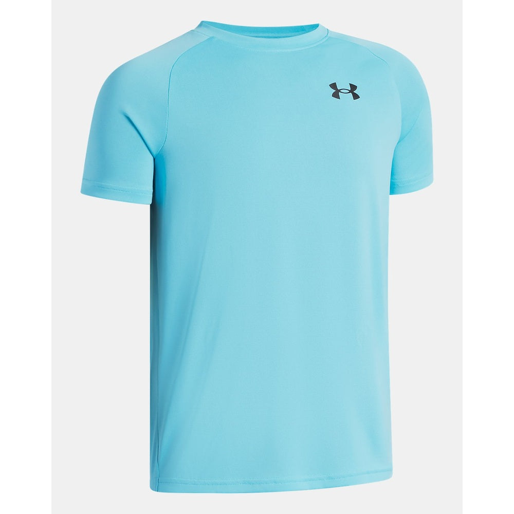 Under Armour Boys Tech™ 2.0 Short Sleeves T-Shirt In Fresco Blue/Black