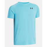 Under Armour Boys Tech™ 2.0 Short Sleeves T-Shirt In Fresco Blue/Black