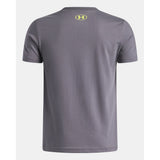 Under Armour Kids Logo Wordmark Short Sleeve T-Shirt In Castlerock