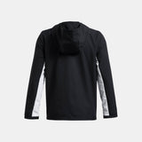 Under Armour Boys Rival Woven Jacket In Black