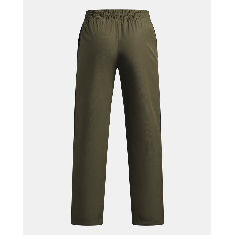 Under Armour Boys Rival Woven Pants In Olive