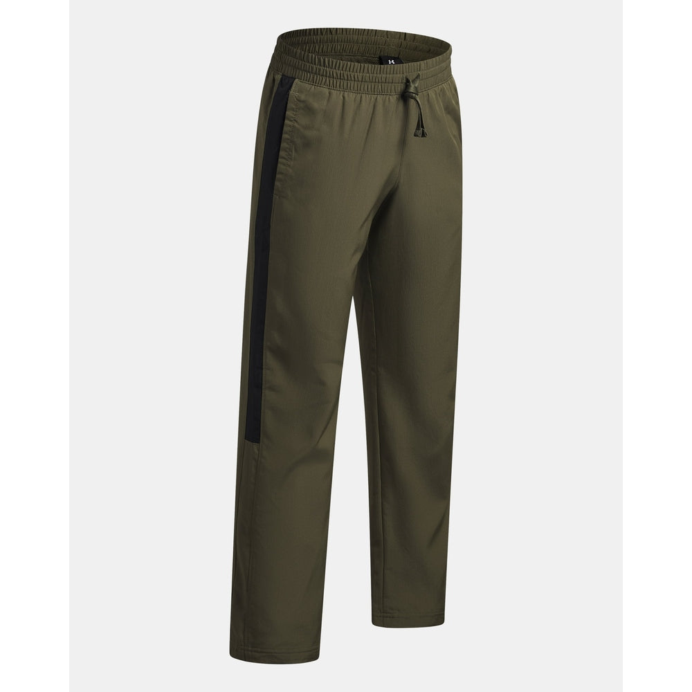 Under Armour Boys Rival Woven Pants In Olive