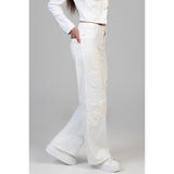 Sissy Boy High Waisted Wide Leg Jeans In White