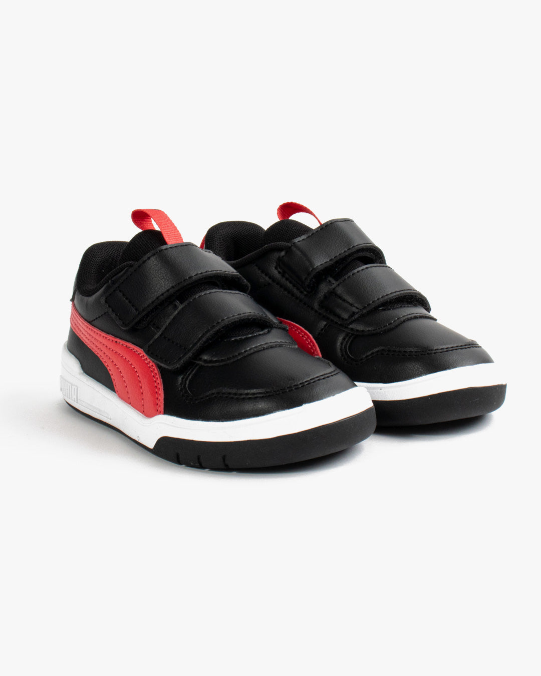 Puma Kids Multiflex SL Shoes In Black & Red