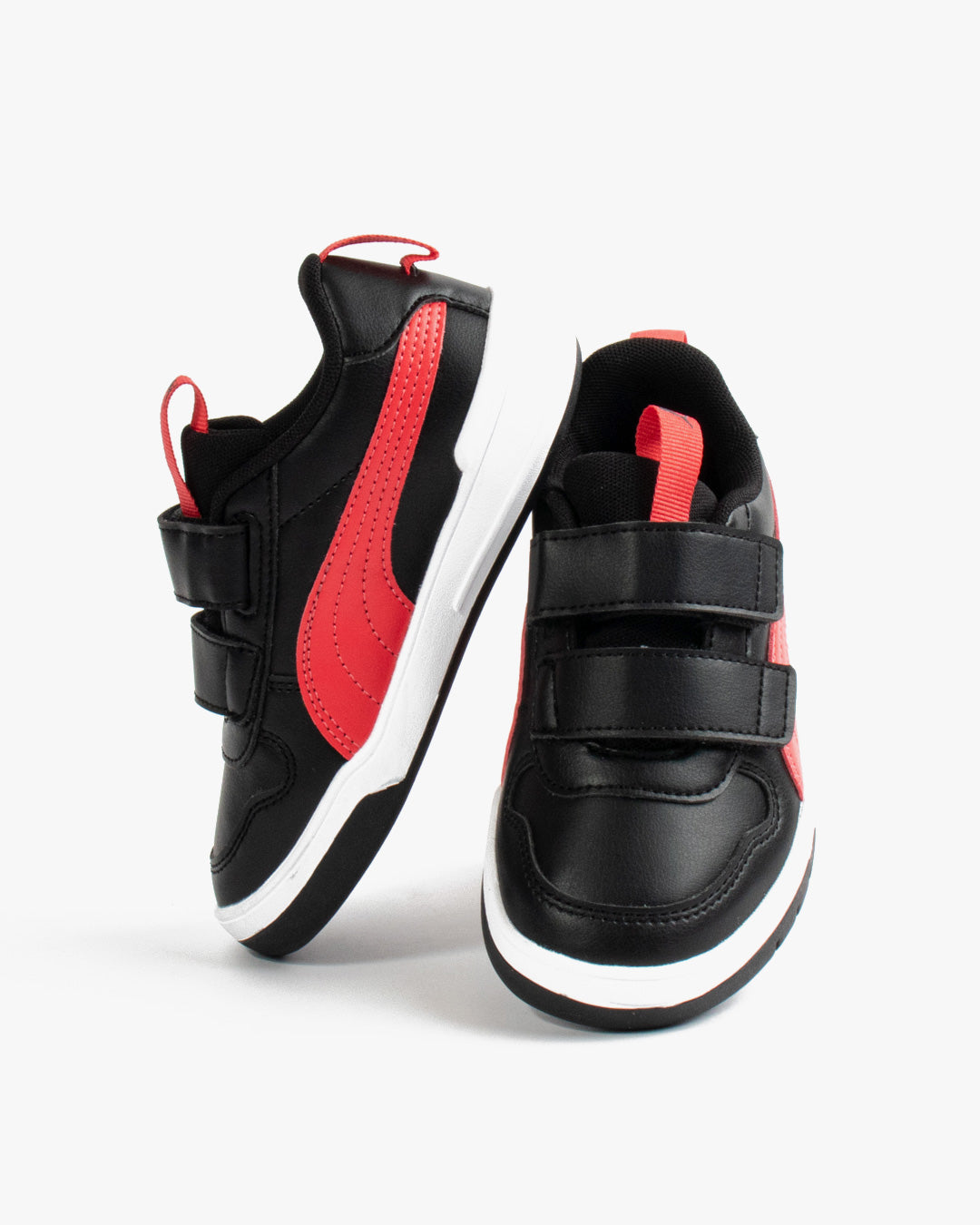 Puma Kids Multiflex SL Shoes In Black & Red