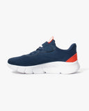 Puma Boys Flexfocus Modern Ac Shoes In Blue & Red