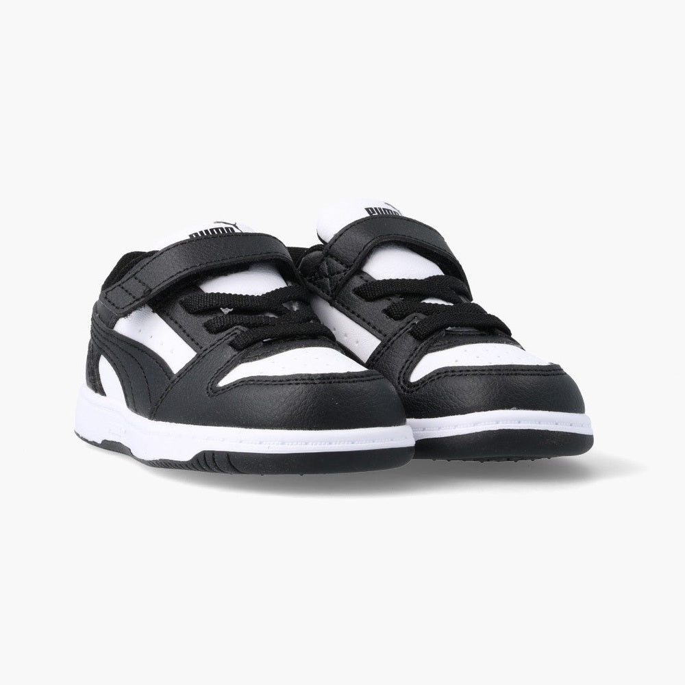 Puma Boys Rebound Slam Lo Ac+ Infants Shoes In Black