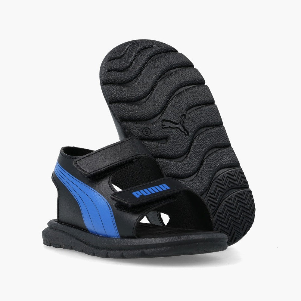 Puma Boys Crony 2.0 Infants ZADP Sandals In Black/Ultra Blue