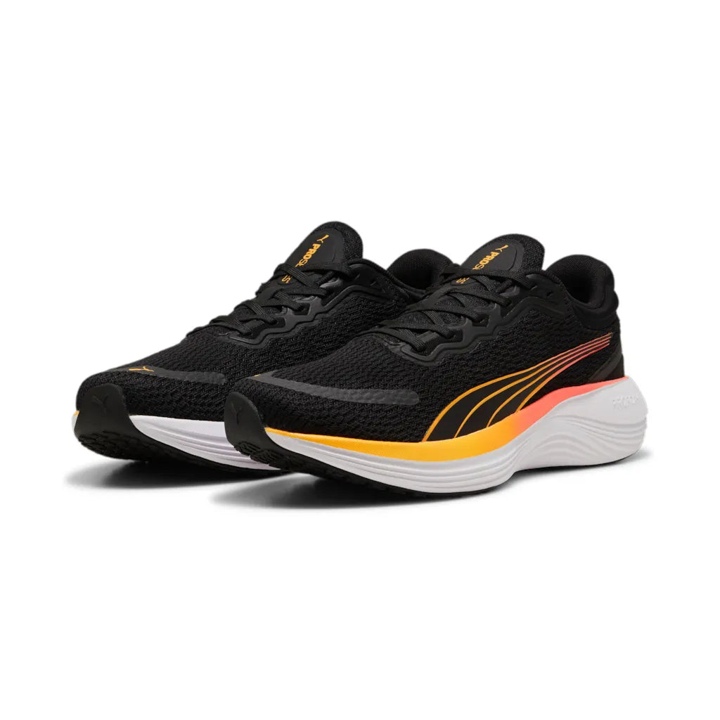 Puma Mens Scend Pro Sneakers In Black/Sun Stream