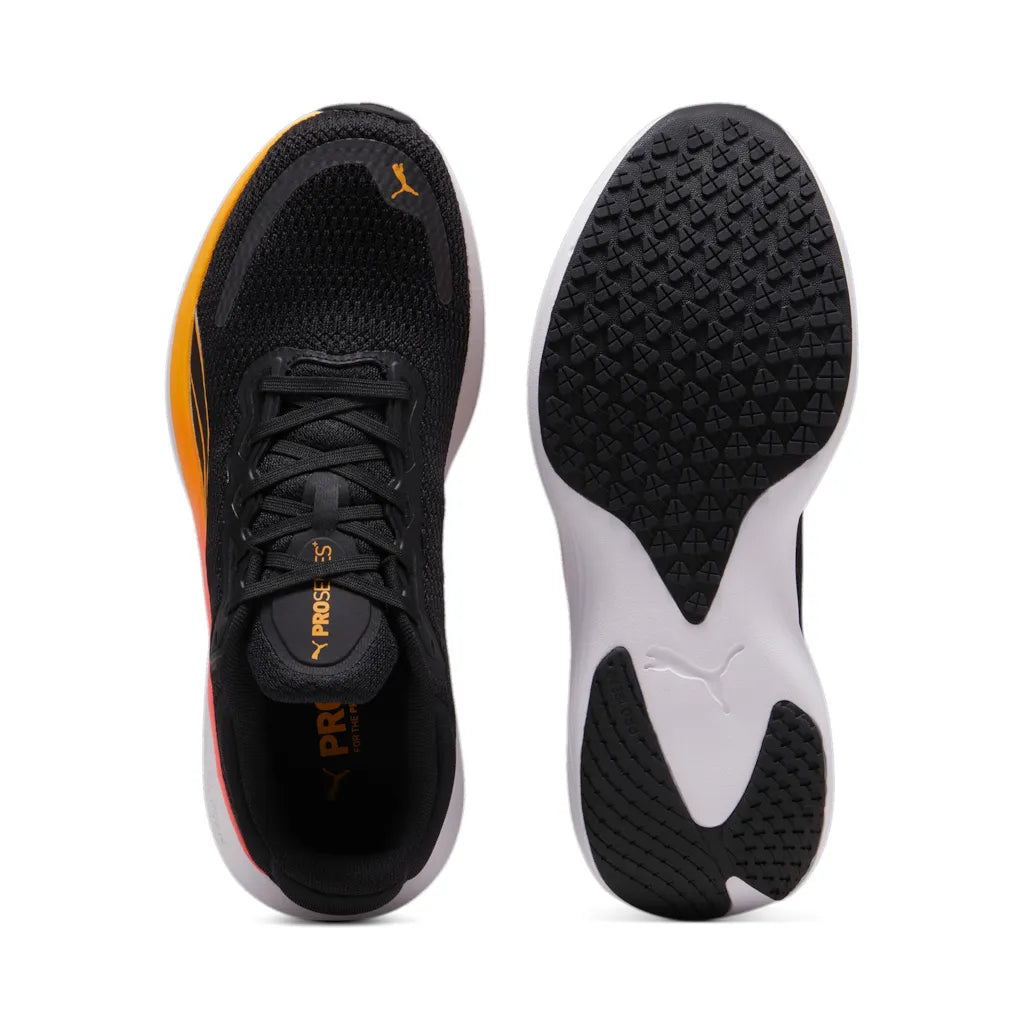 Puma Mens Scend Pro Sneakers In Black/Sun Stream
