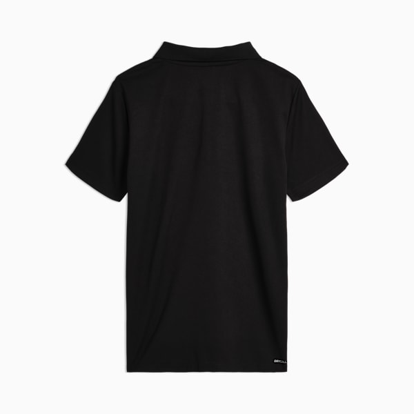 Puma Boys Forever Faster Polo Shirt In Black