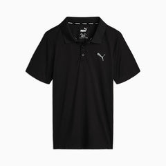 Puma Boys Forever Faster Polo Shirt In Black