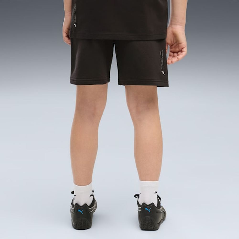 Puma Youth Boys Sport Graphic Knitted Shorts In Puma Black