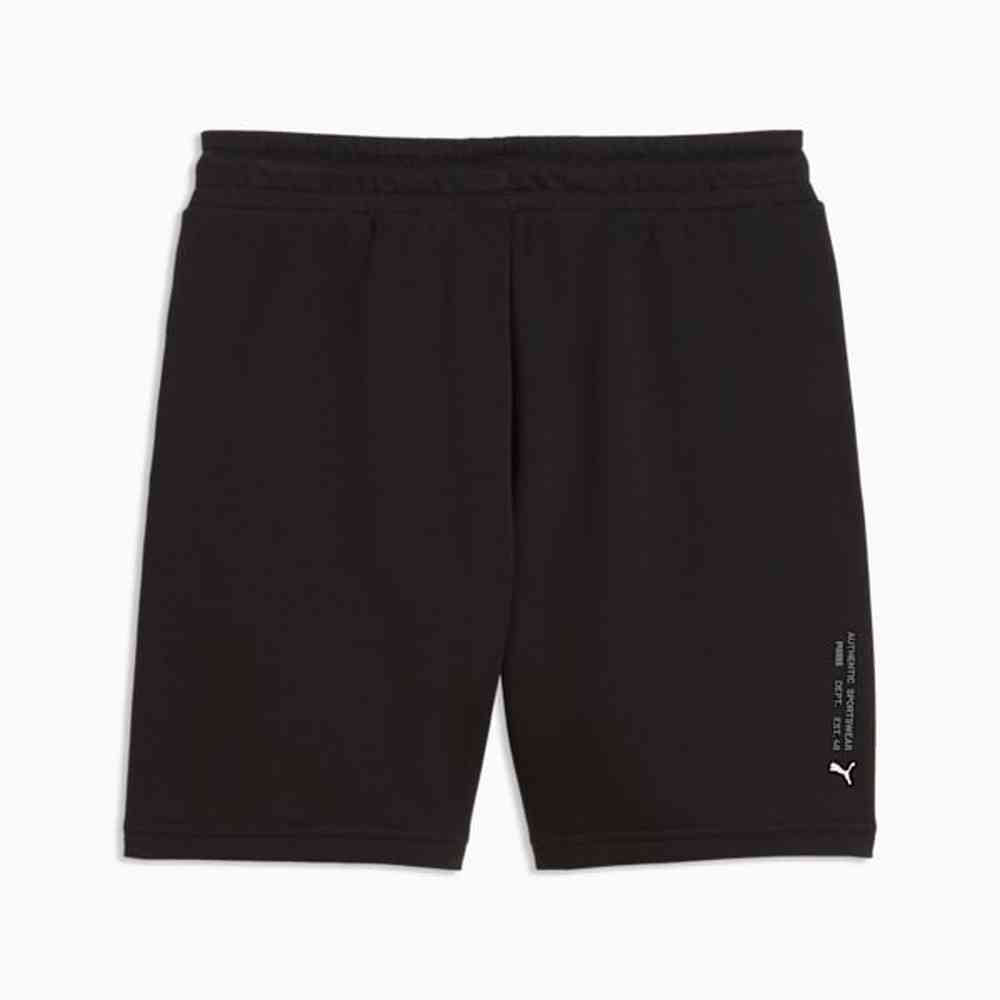 Puma Youth Boys Sport Graphic Knitted Shorts In Puma Black