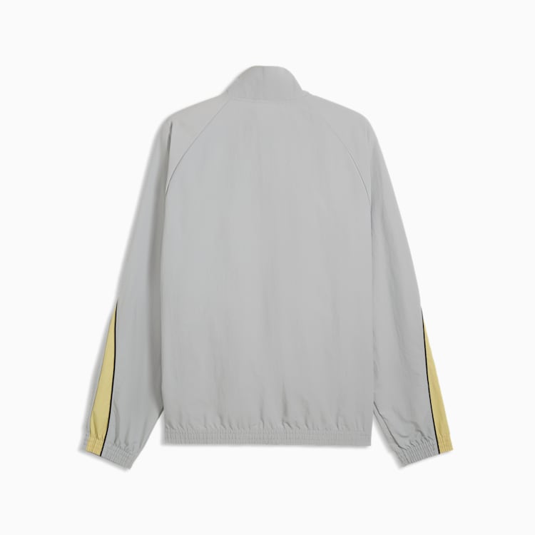 Puma Mens Sport Relaxed Woven Jacket In Grey