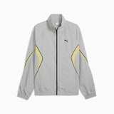 Puma Mens Sport Relaxed Woven Jacket In Grey