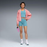 Puma Womens Strong Cross Front Shorts In Blue