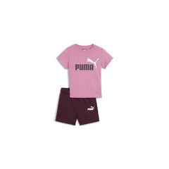 Puma Minicats Tee & Shorts Set Mauve