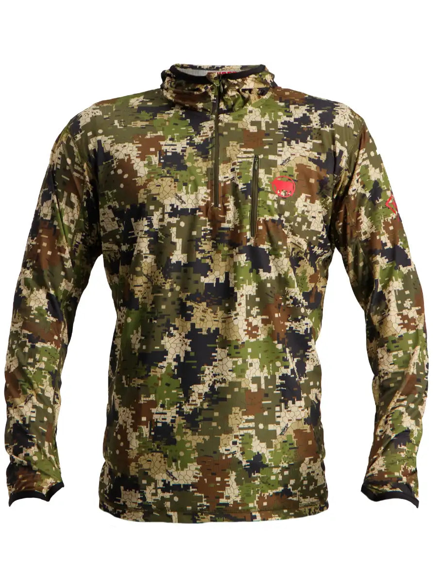 Sniper Pixelate Mens Perfomance Hoody In Camourflage