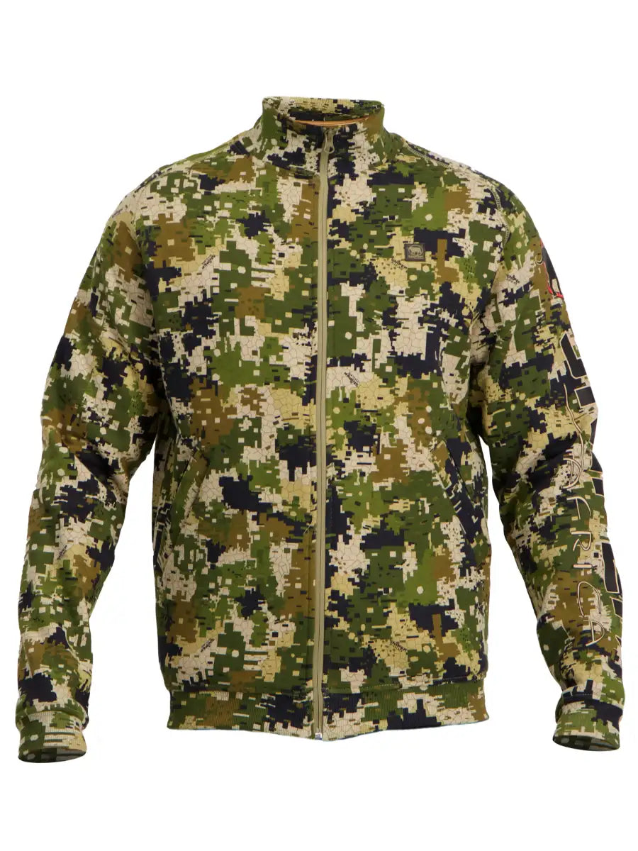 Sniper Mens Pixelate Reactor Zipper Jacket In Camo