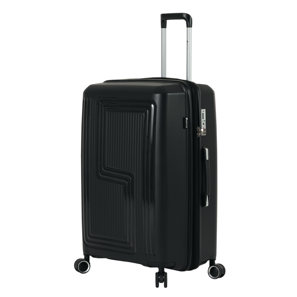 Paklite Vector Trolley Spinner Black