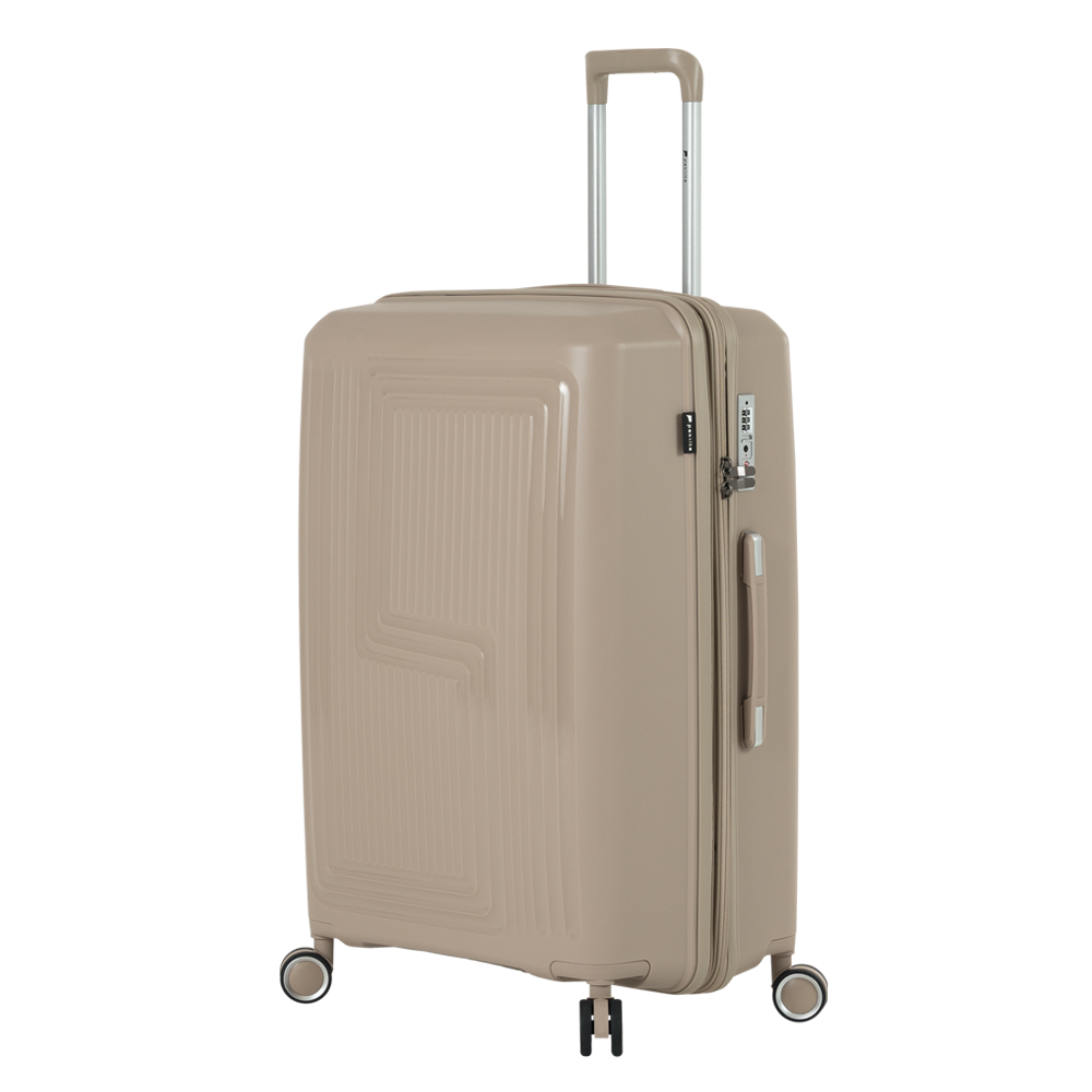Paklite Vector Trolley Spinner Champagne