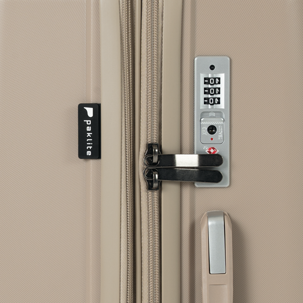 Paklite Vector Trolley Spinner Champagne