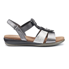 Hotter Ladies Pamplona Shoes Pewter