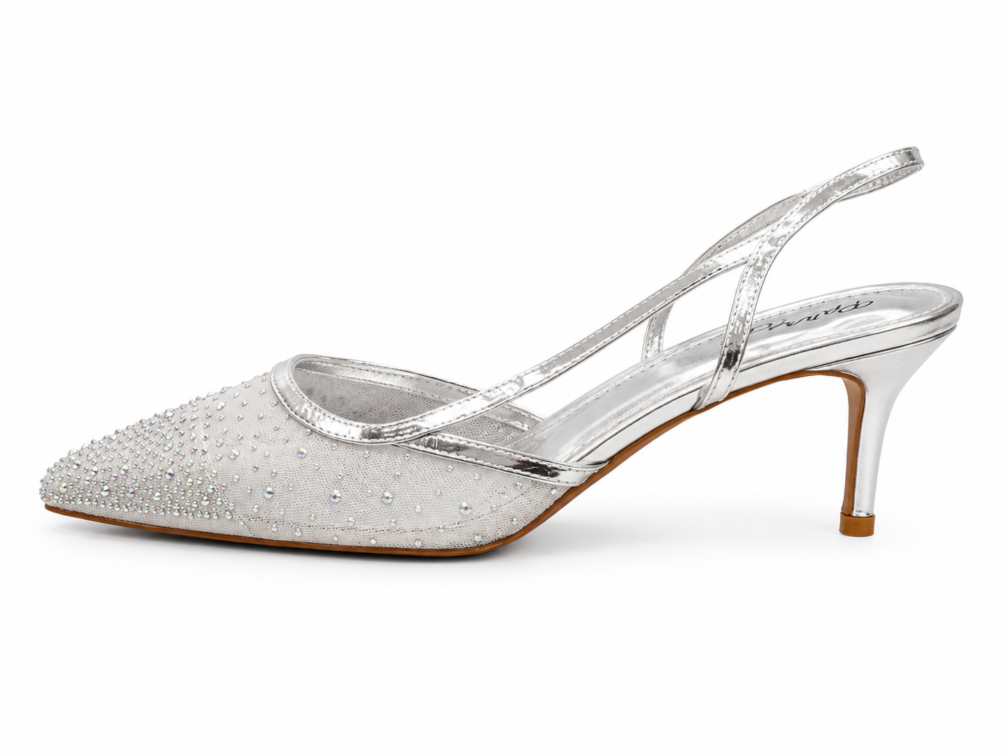Paradox Ladies Evening Heels In Silver