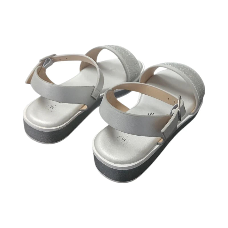 Pierre Cardin Scarlett Open Sandals In Silver