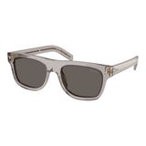 Prada Pr Mens Sunglasses In Transparent Grey