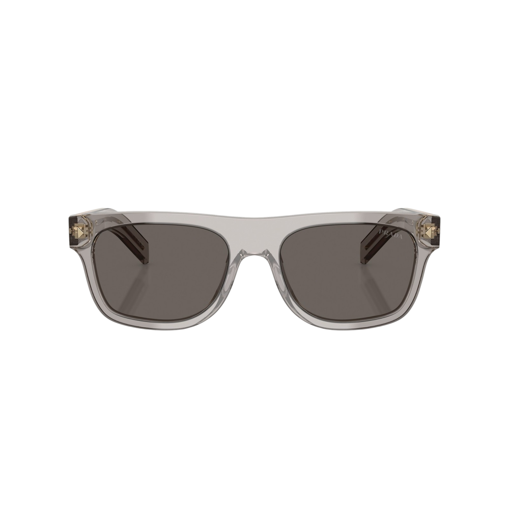 Prada Pr Mens Sunglasses In Transparent Grey