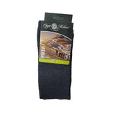 Cape Mohair Mens Termal Hiker Socks In Charcoal