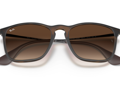 Ray-Ban Chris Unisex Sunglasses In Brown