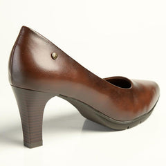 Pierre Cardin Ladies Elodie 1 Dark Brown Shoes
