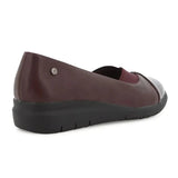 Pierre Cardin Womens Emma 1 Ladies Shoes In Burgandy