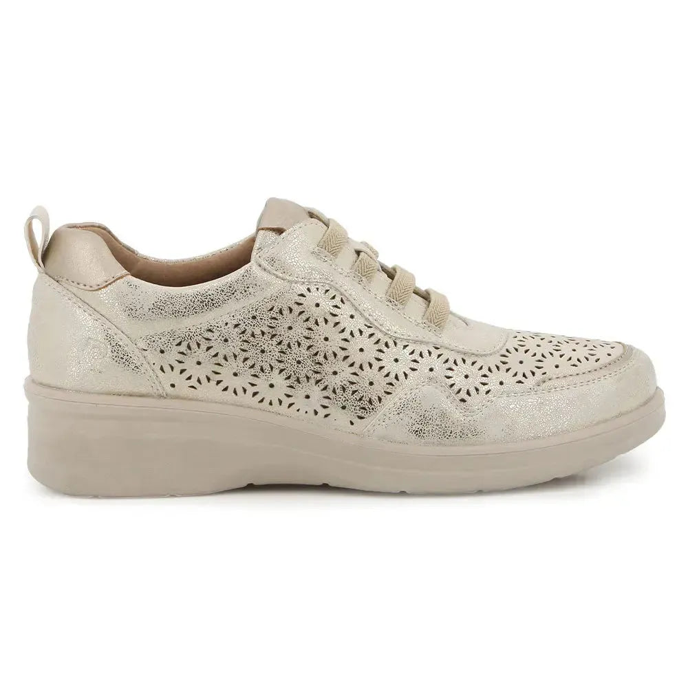Pierre Cardin Womens Rose 2 Sneakers In Beige