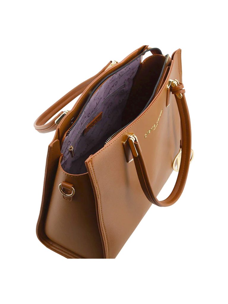 Pierre Cardin Valeria Structured Bag in Brown