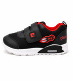 Pierre Cardin Boys Jude Baby Sneakers In Black/Red/White