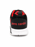Pierre Cardin Boys Jude Baby Sneakers In Black/Red/White