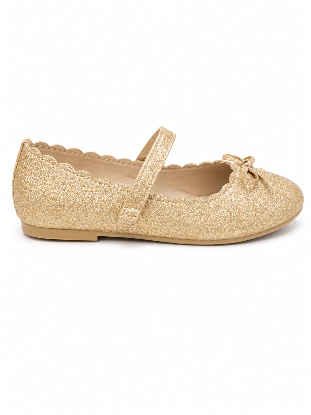 Pierre Cardin Girls Lexi Ballerina Pumps In Gold