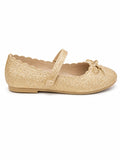 Pierre Cardin Girls Lexi Ballerina Pumps In Gold