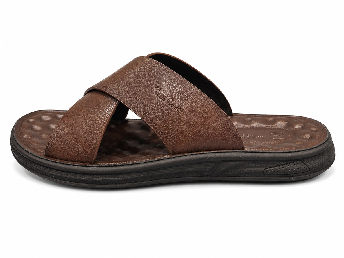 Pierre Cardin Mens Onyx Sandals In Brown