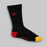 Pierre Cardin Mens Plain Toe Cap Socks In Navy/Red/Yellow