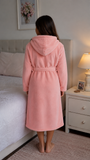 Comet Kids Girls Hooded Gown In Pink