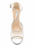 Plum Ladies Annelise Heels In White