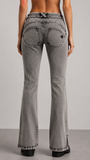 Freddy Womens Shaping Pant With Front Pocket J In Grey